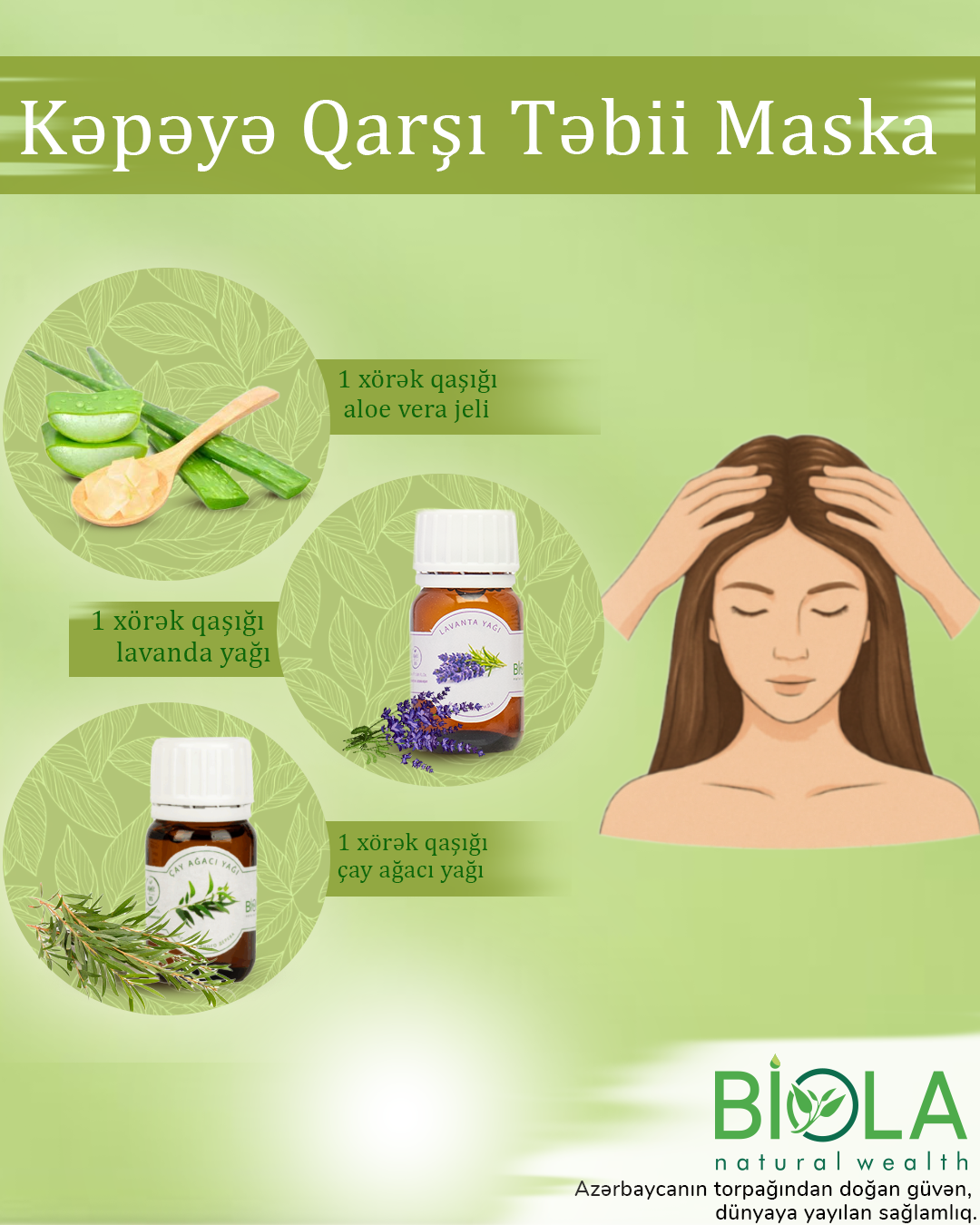 Təbii Saç Maska №3