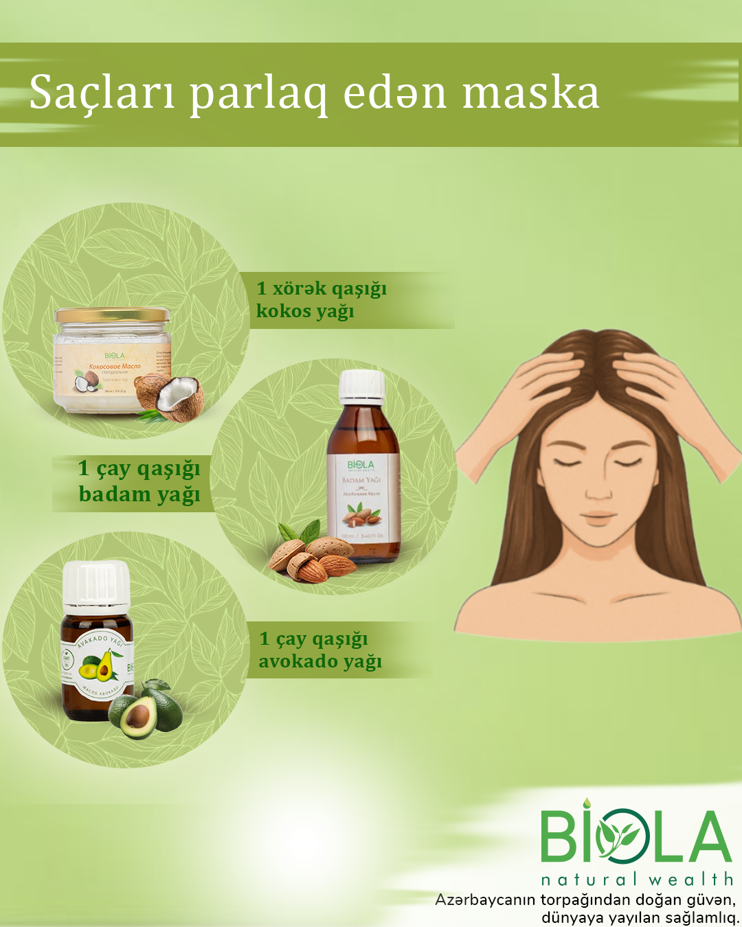 Təbii Saç Maska №7