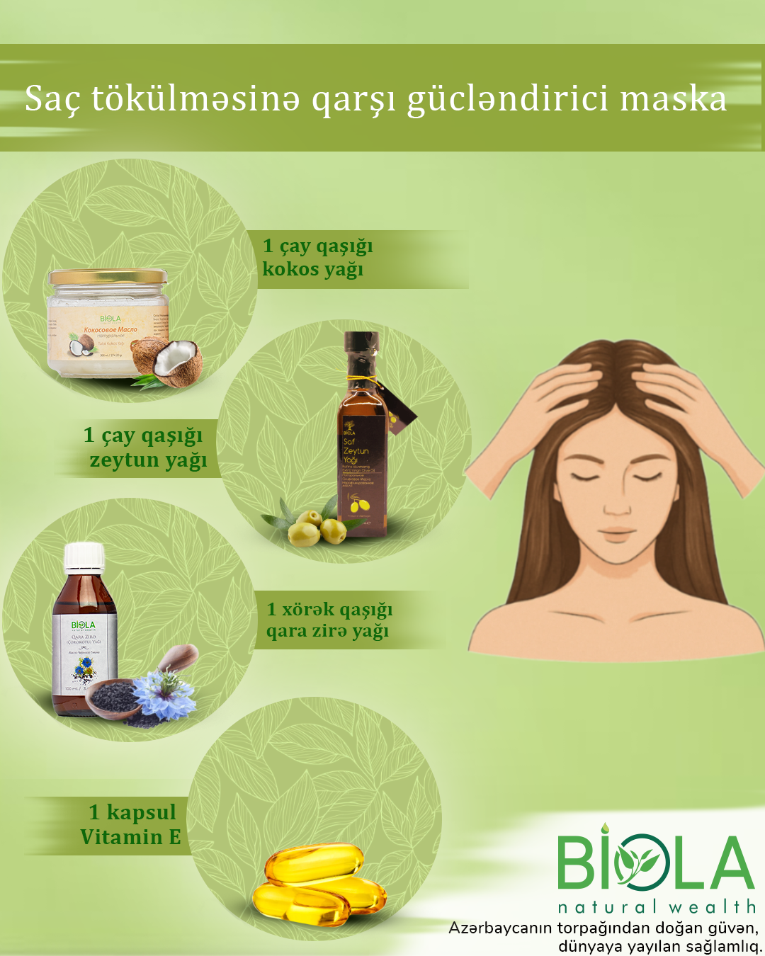 Təbii Saç Maska №5